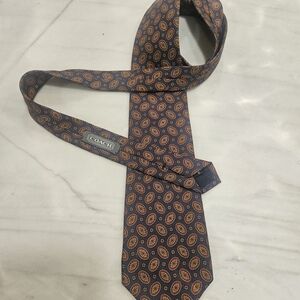 Coach Men's Vintage silk tie